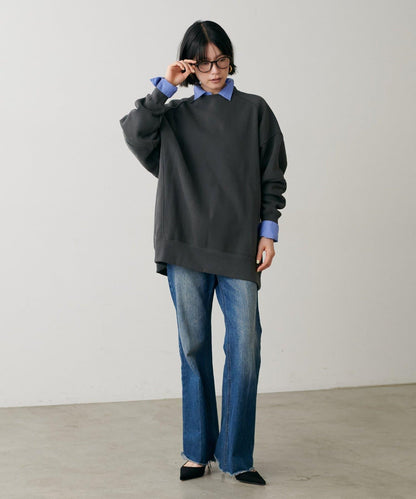 拼接設計寬鬆衛衣