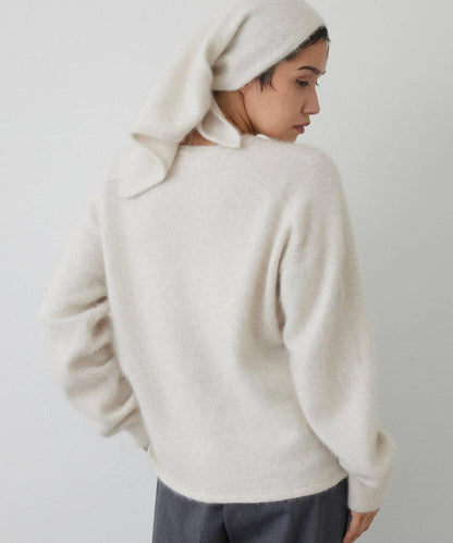 【THE PAUSE】仿毛針織圍巾套裝套頭衫