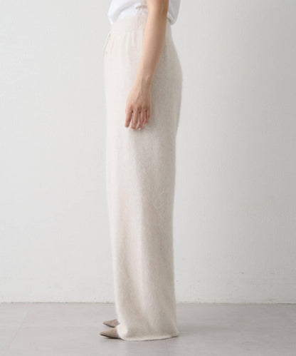 【THE PAUSE】仿毛針織抽繩長褲