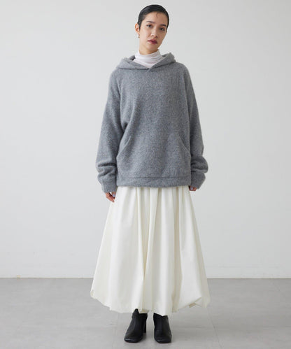 【THE PAUSE】仿毛針織連帽套頭衫