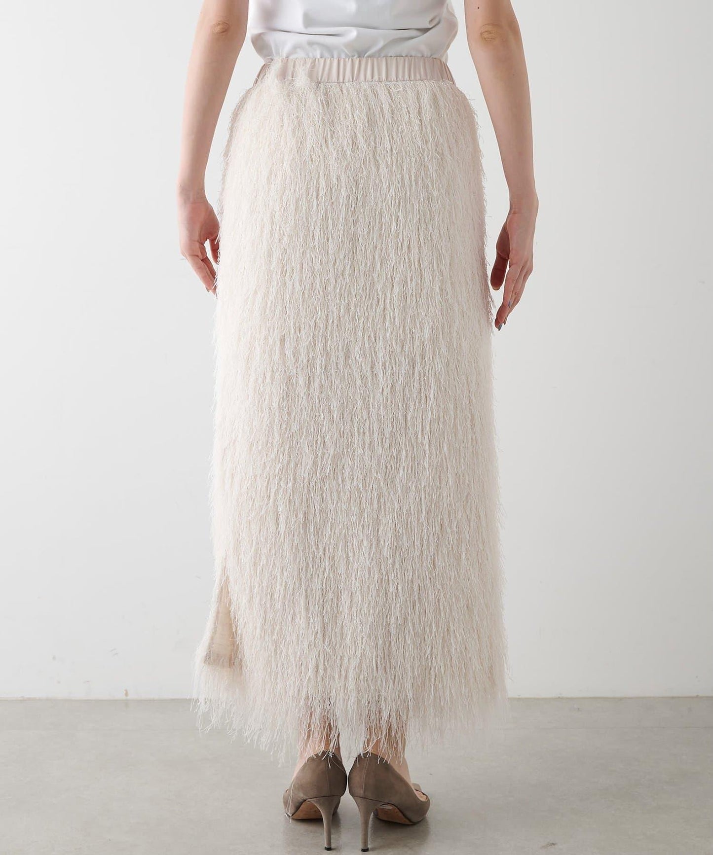 【THE PAUSE】亮片流蘇半身裙