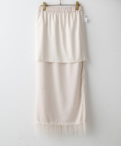 【THE PAUSE】亮片流蘇半身裙