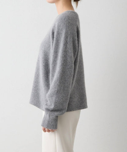 【THE PAUSE】仿毛針織圍巾套裝套頭衫