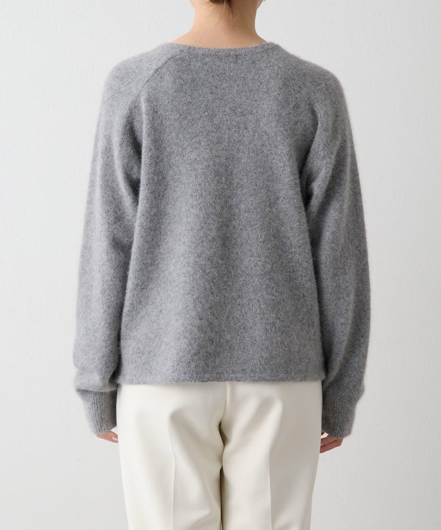 【THE PAUSE】仿毛針織圍巾套裝套頭衫