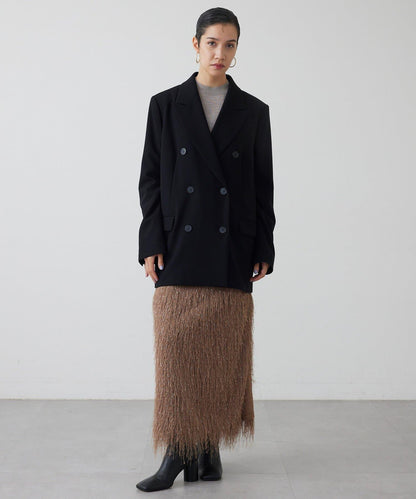 【THE PAUSE】亮片流蘇半身裙