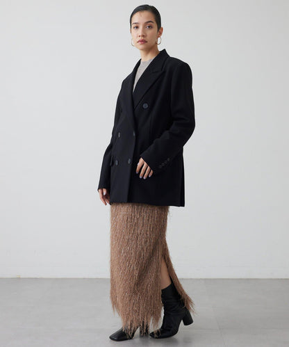 【THE PAUSE】亮片流蘇半身裙