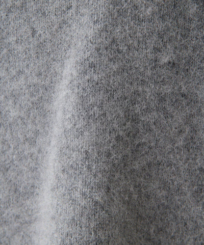 【THE PAUSE】仿毛針織圍巾套裝套頭衫