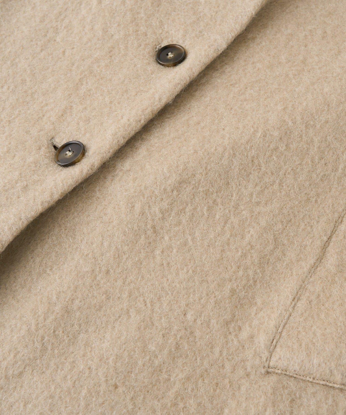 【柔軟質感】長款毛絨切斯特大衣