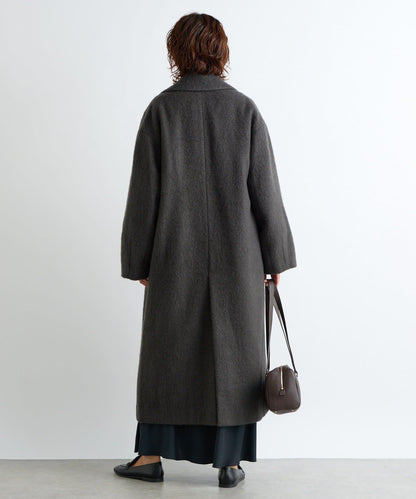 【柔軟質感】長款毛絨切斯特大衣