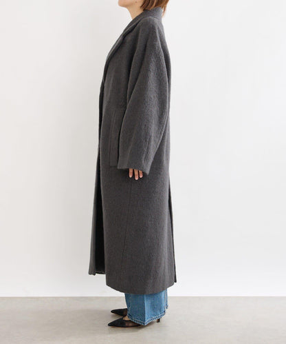 【柔軟質感】長款毛絨切斯特大衣