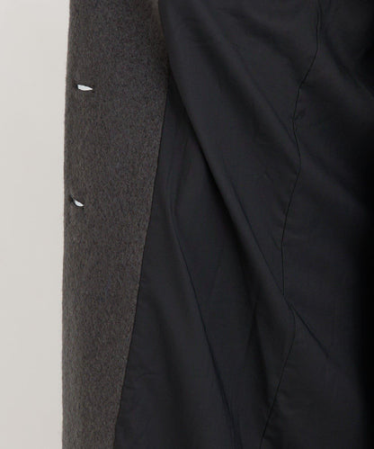 【柔軟質感】長款毛絨切斯特大衣