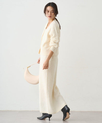 毛絨針織連衣裙