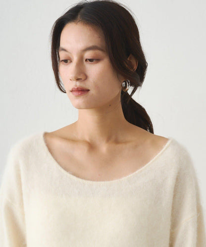 毛絨針織連衣裙