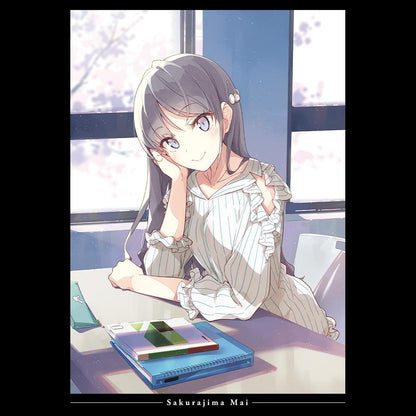 青春豬頭少年不會夢到聖誕老人_M碼_T恤 桜島麻衣