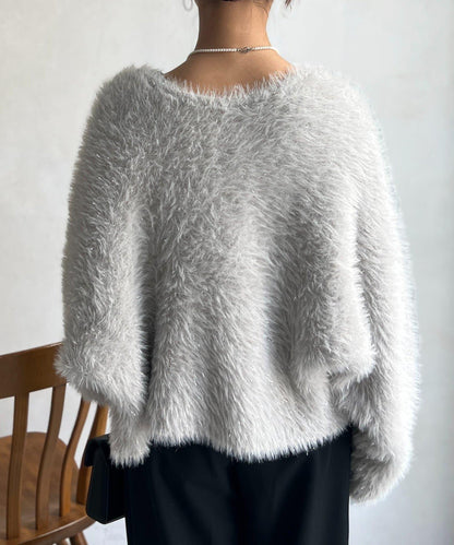 亮片羽毛兩用開衫