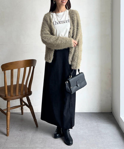 亮片羽毛兩用開衫