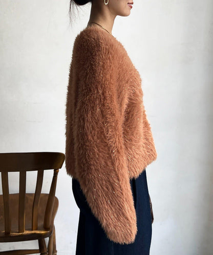 亮片羽毛兩用開衫