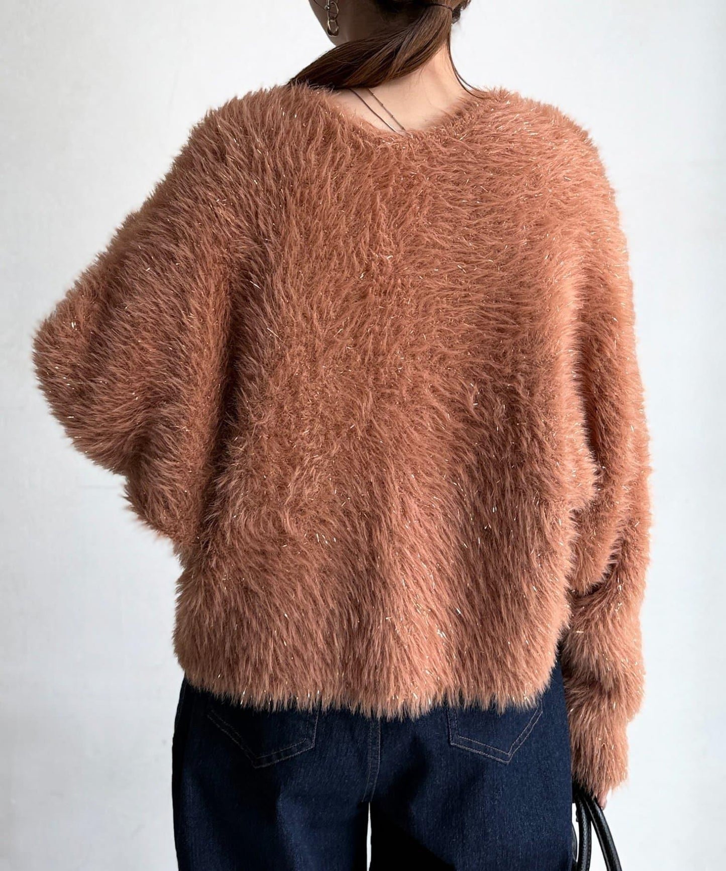 亮片羽毛兩用開衫