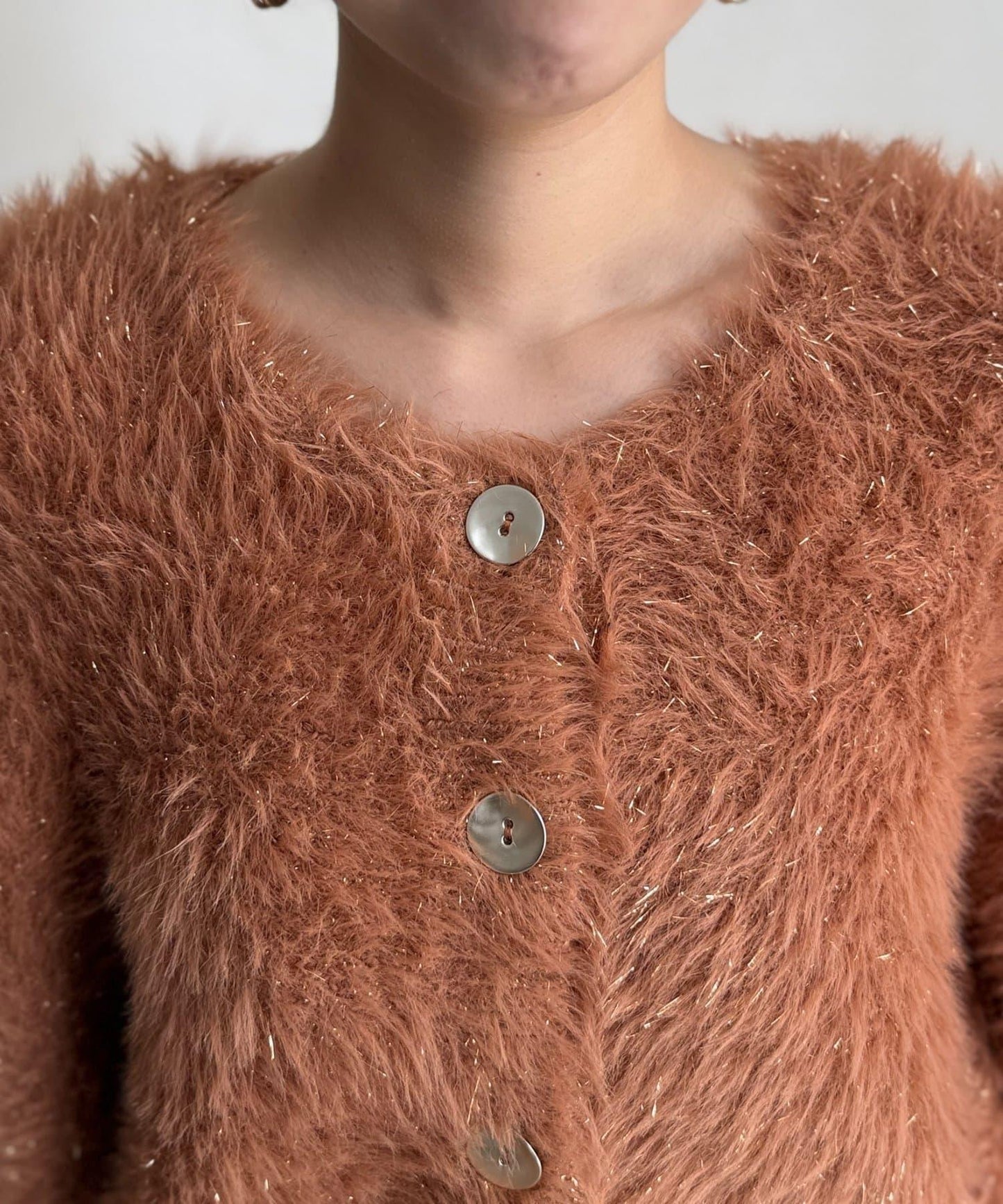 亮片羽毛兩用開衫