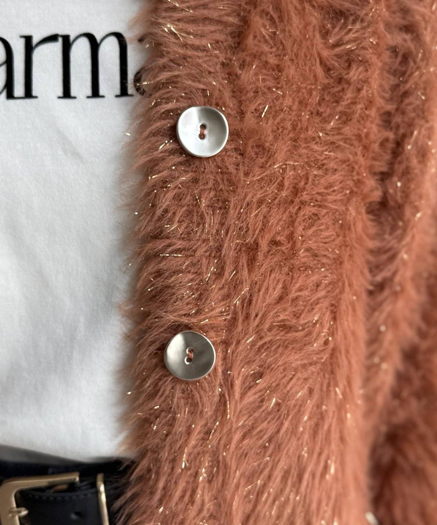 亮片羽毛兩用開衫