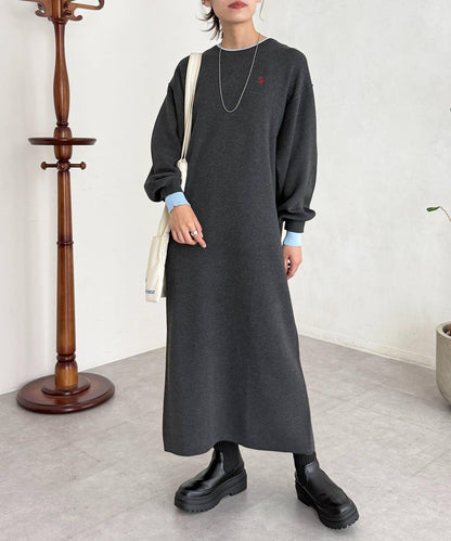 【U.S. POLO ASSN.】假兩件連衣裙