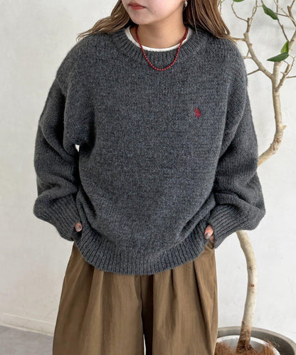 【U.S. POLO ASSN. 】拼接針織衫
