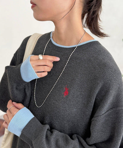 【U.S. POLO ASSN.】假兩件連衣裙
