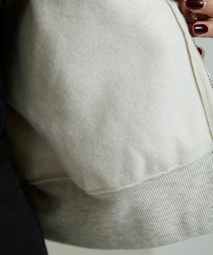 小花圖案短款連帽衛衣