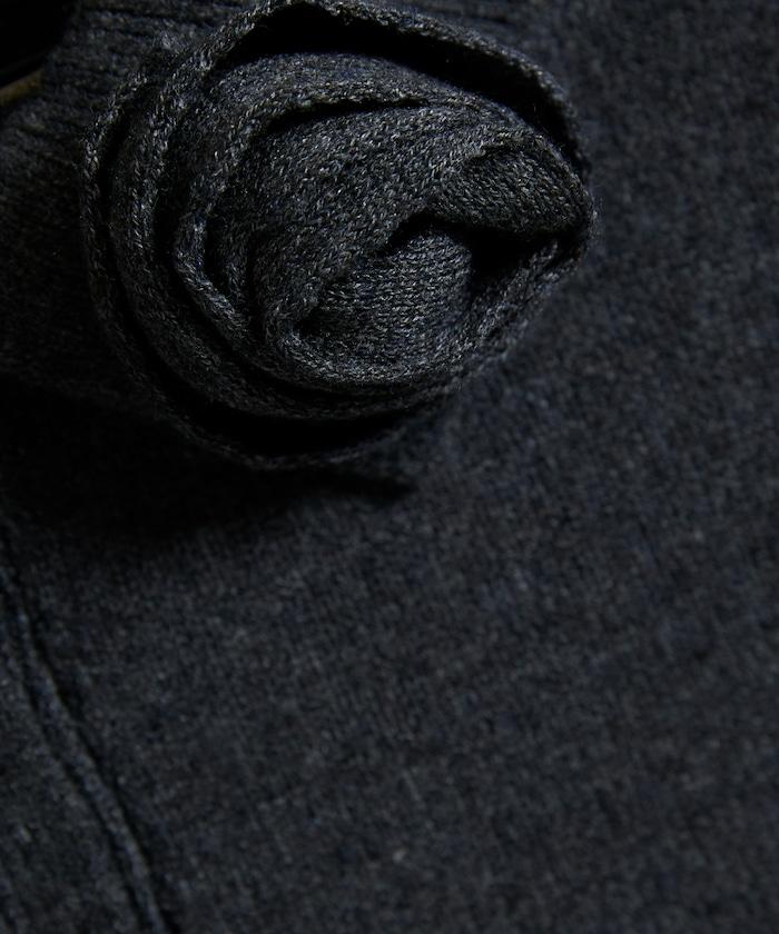 花卉圖案裝飾針織POLO衫