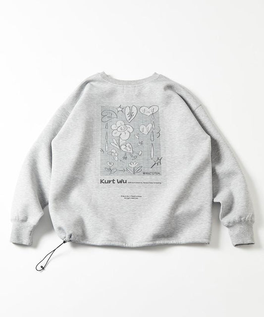 Kurt Wu × FREAK'S STORE 背部印花圓領衛衣