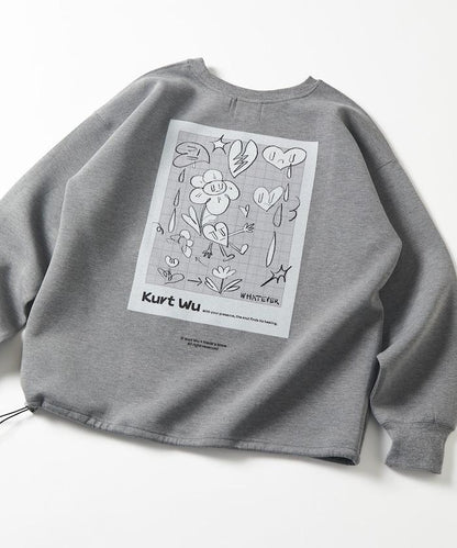 Kurt Wu × FREAK'S STORE 背部印花圓領衛衣