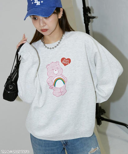 CareBears(TM)/ケアベア(TM) 正面印花圓領衛衣