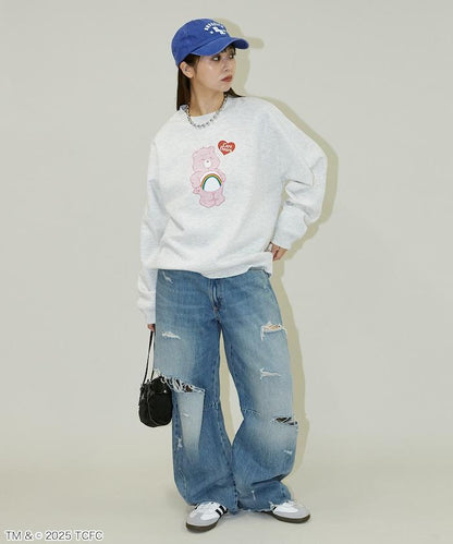 CareBears(TM)/ケアベア(TM) 正面印花圓領衛衣