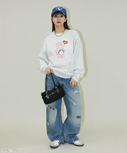 CareBears(TM)/ケアベア(TM) 正面印花圓領衛衣