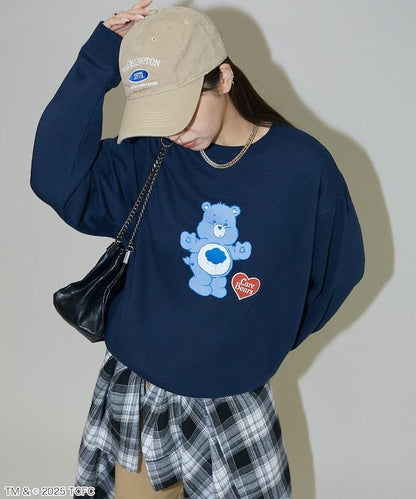 CareBears(TM)/ケアベア(TM) 正面印花圓領衛衣