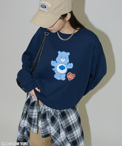 CareBears(TM)/ケアベア(TM) 正面印花圓領衛衣