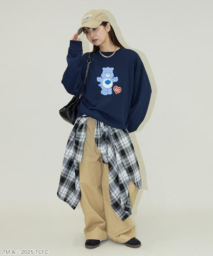 CareBears(TM)/ケアベア(TM) 正面印花圓領衛衣