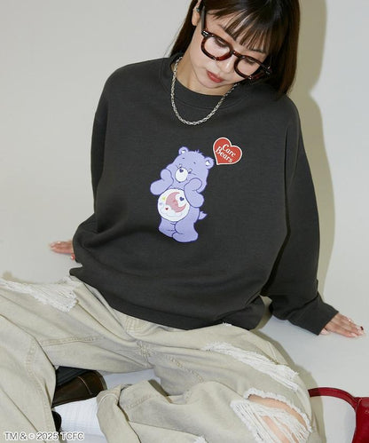 CareBears(TM)/ケアベア(TM) 正面印花圓領衛衣