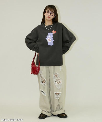 CareBears(TM)/ケアベア(TM) 正面印花圓領衛衣