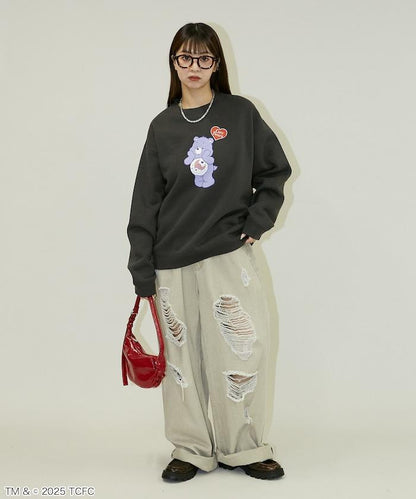 CareBears(TM)/ケアベア(TM) 正面印花圓領衛衣