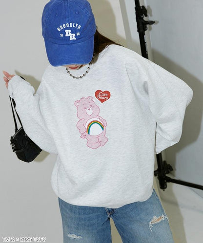 CareBears(TM)/ケアベア(TM) 正面印花圓領衛衣