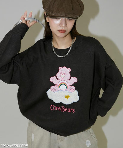 CareBears(TM)/ケアベア(TM) 圓領提花針織衫