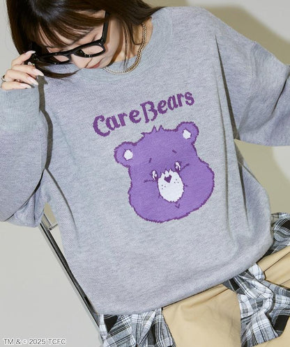 CareBears(TM)/ケアベア(TM) 臉部提花針織衫