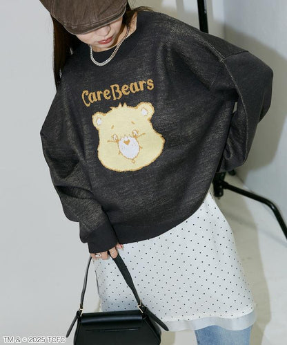 CareBears(TM)/ケアベア(TM) 臉部提花針織衫