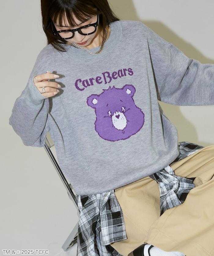 CareBears(TM)/ケアベア(TM) 臉部提花針織衫