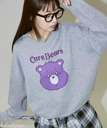 CareBears(TM)/ケアベア(TM) 臉部提花針織衫