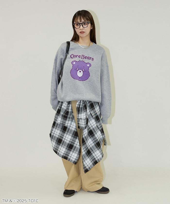 CareBears(TM)/ケアベア(TM) 臉部提花針織衫