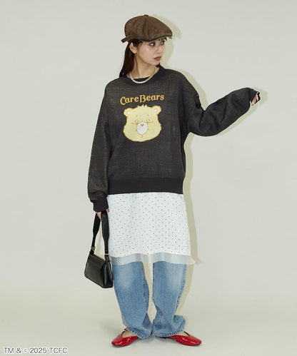 CareBears(TM)/ケアベア(TM) 臉部提花針織衫