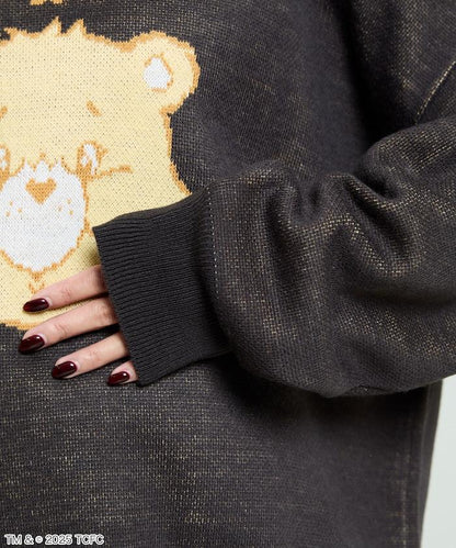 CareBears(TM)/ケアベア(TM) 臉部提花針織衫