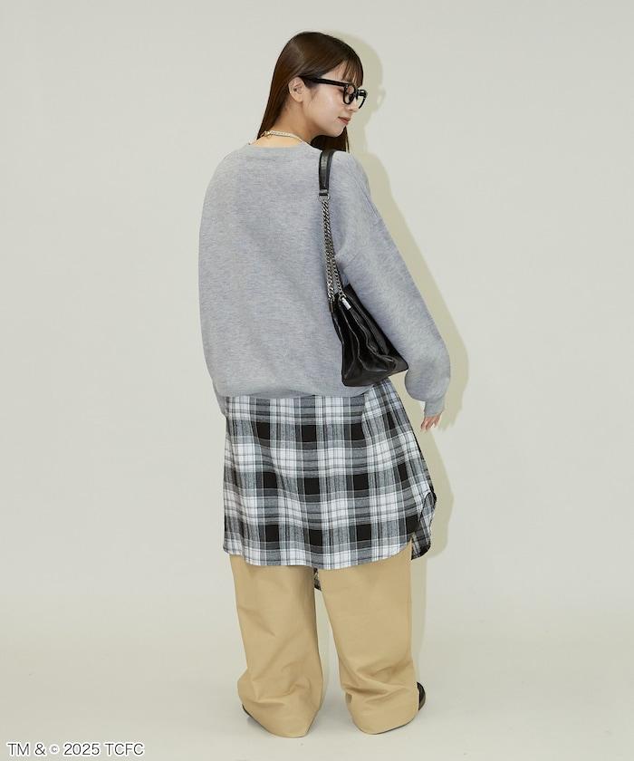 CareBears(TM)/ケアベア(TM) 臉部提花針織衫